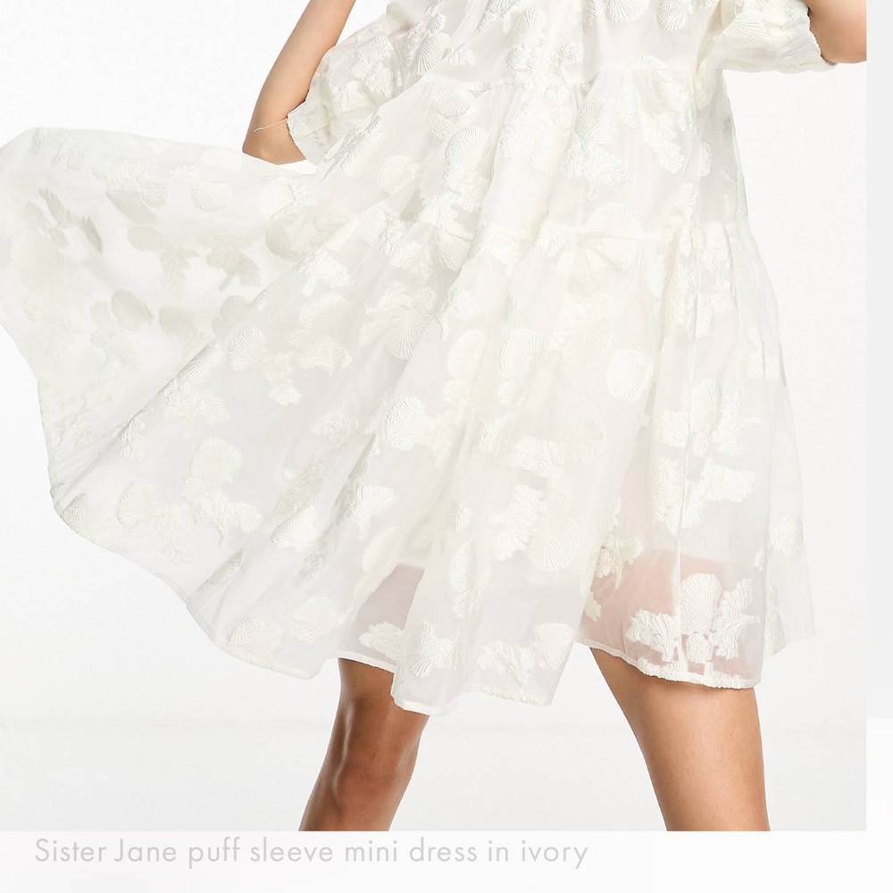 Sister Jane puff sleeve mini dress